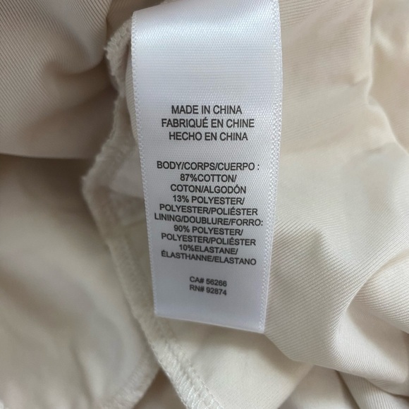 Splendid Paola Crochet Lace Mini Dress Sleeveless Pocket V-Neck Size Small Cream - Picture 3 of 9